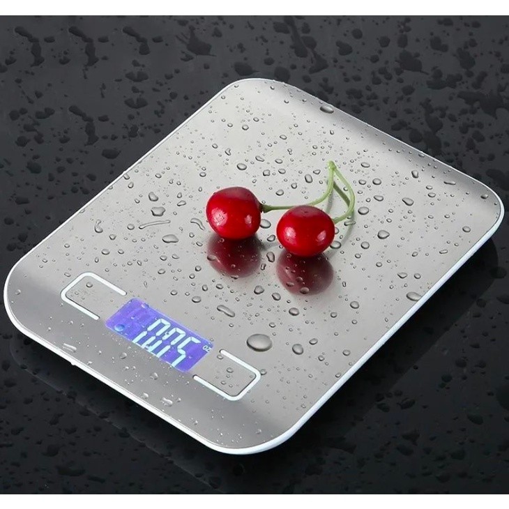 Balança de Cozinha Digital Inox 10Kg Precisão Casa Comida Balanca