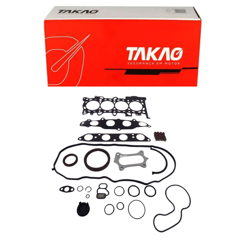 Junta Completa C/ Retentores (Jg) Fit Twist 1.5 16V 2009 A 2013 / City Twist 1.5 16V 2009 A 2013