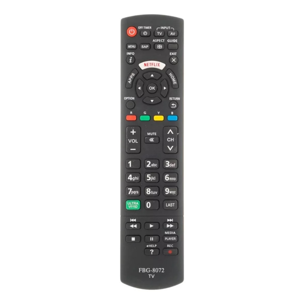 Controle Remoto Panasonic Smart TV TC-55CX640B / TC-65DX700B (função Netflix) - Novo - Nom NF