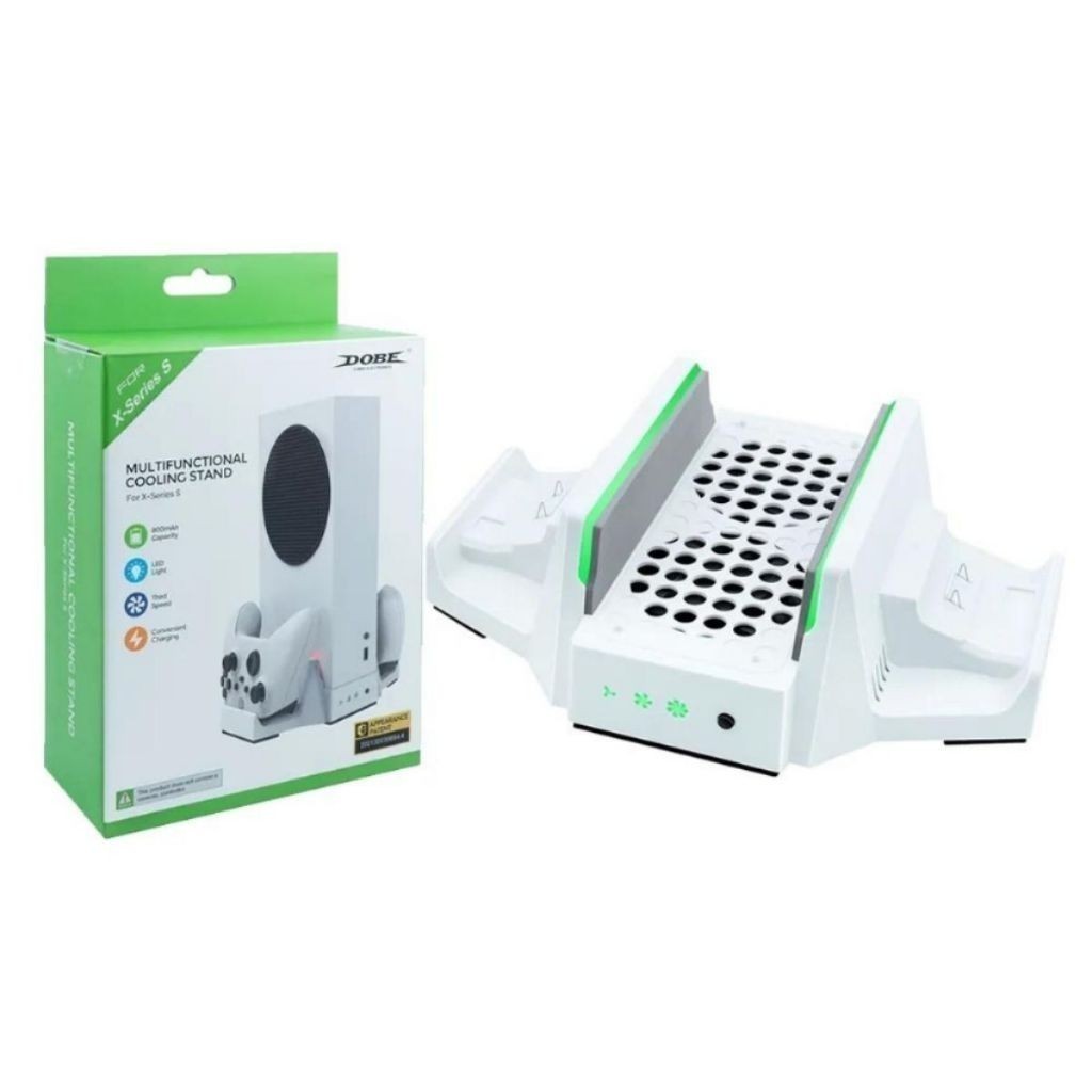 Suporte Cooler Para X-BOX Series S Com carregamento para controlador Wireless + Baterias TYX-0663