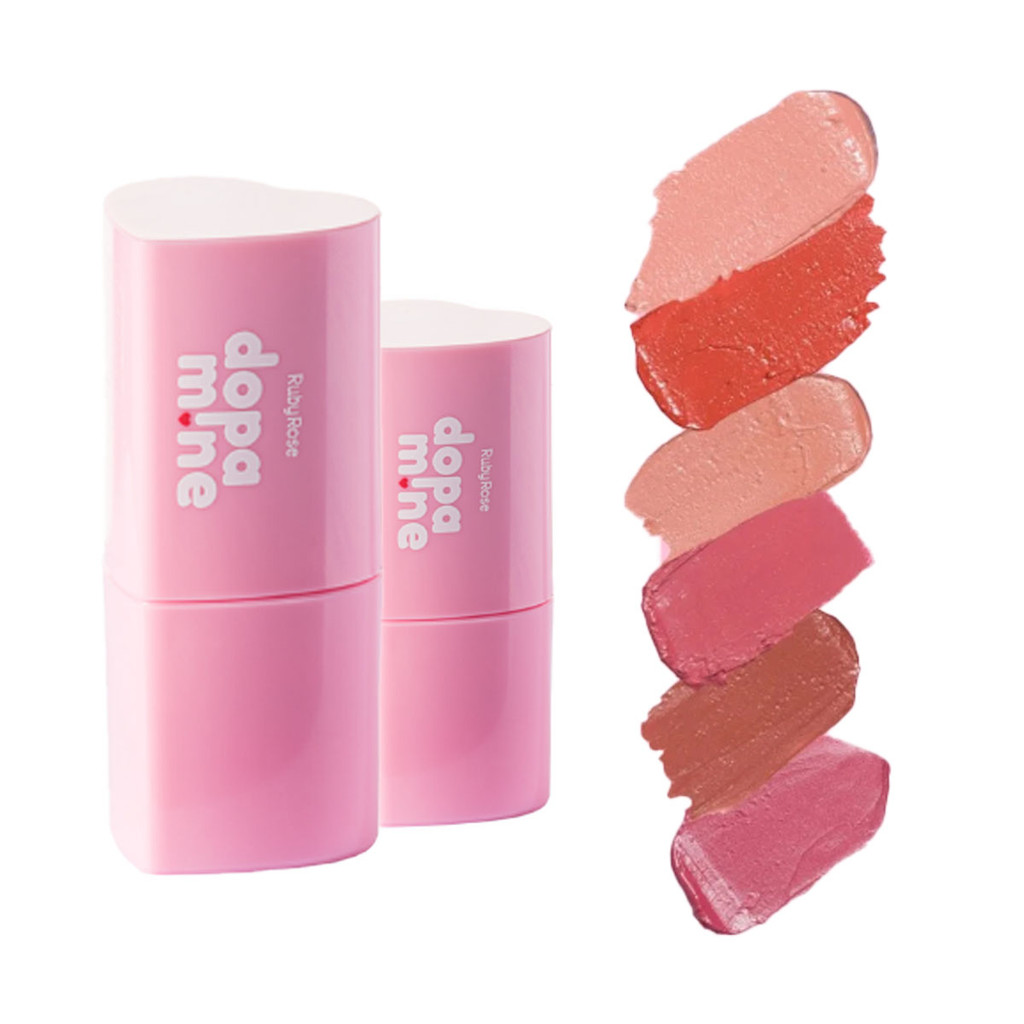 Blush Stick Ruby Rose Lovely Dopamine Hbm06 em Oferta na Shopee