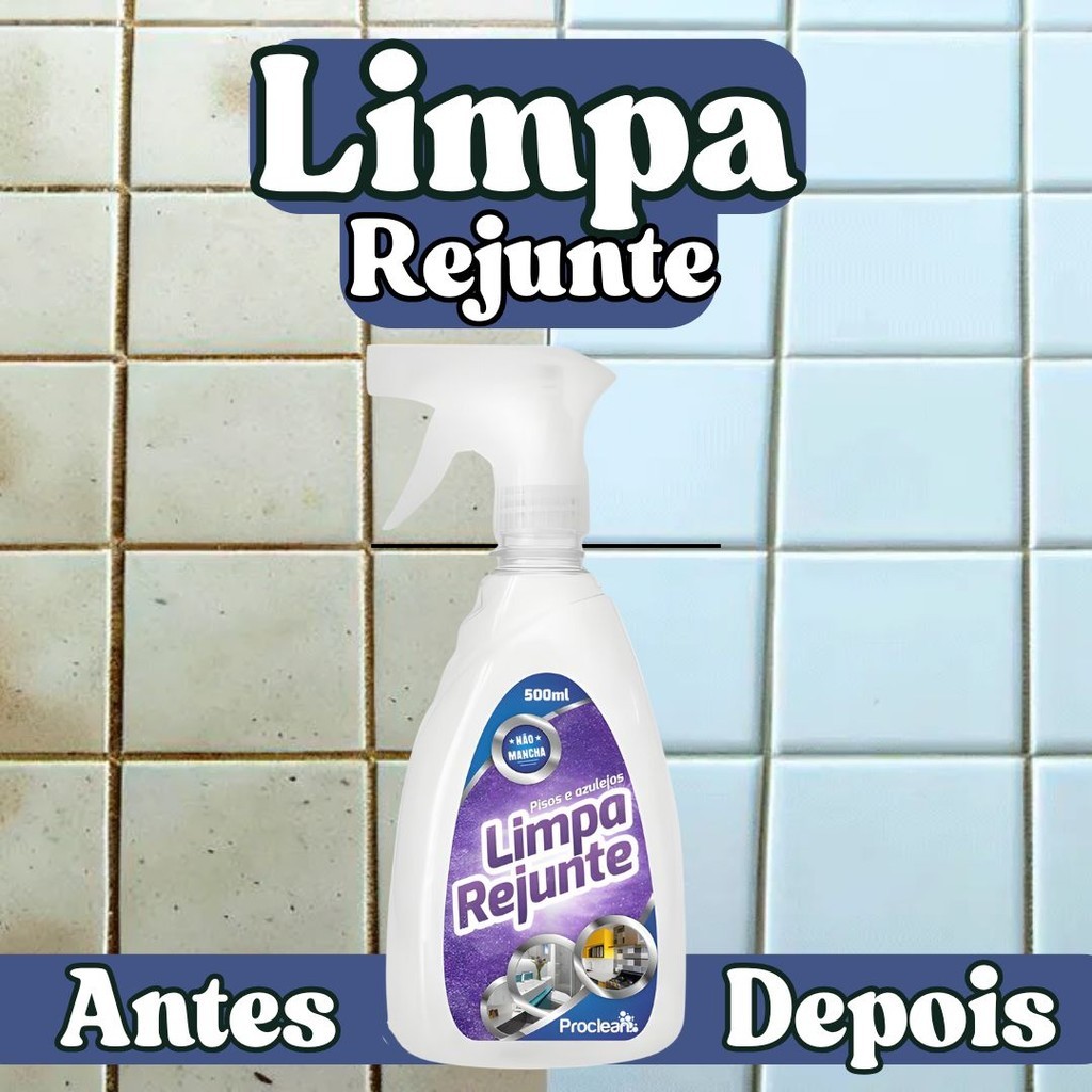 Limpa Rejunte Ação Total Remove Mofo Desengordura E Renova Seu Rejunte 500ML ENVIO IMEDIATO