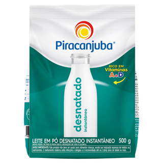 Leite em Po Desnatado Instantaneo Piracanjuba 500g em Oferta na Shopee