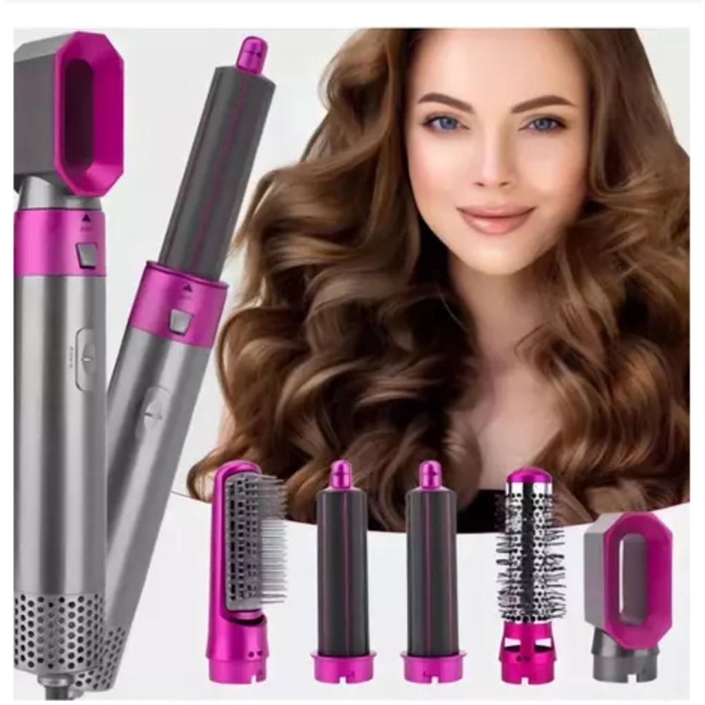 Airwrap Styler 5 em 1 secador de cabelo escova de ar quente modelador alisador de cabelo escova 110v e 220v-LEGAL
