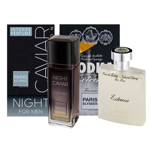 Kit 1 Night Caviar + 1 Vodka Extreme - Paris Elysees