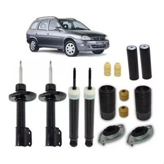 4 Amortecedor+ Kit Suspensão Corsa Wagon 2000 2001 2002 2003 em Oferta na Shopee