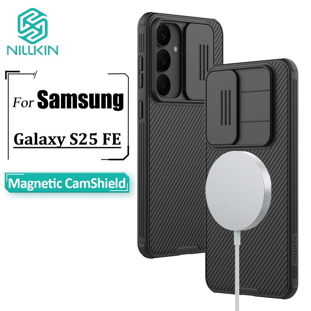 Nillkin Magnetic CamShield Pro Case Para Samsung Galaxy S25 FE Proteção Deslizante Da Câmera Capa Traseira À Prova De Ch em Oferta na Shopee
