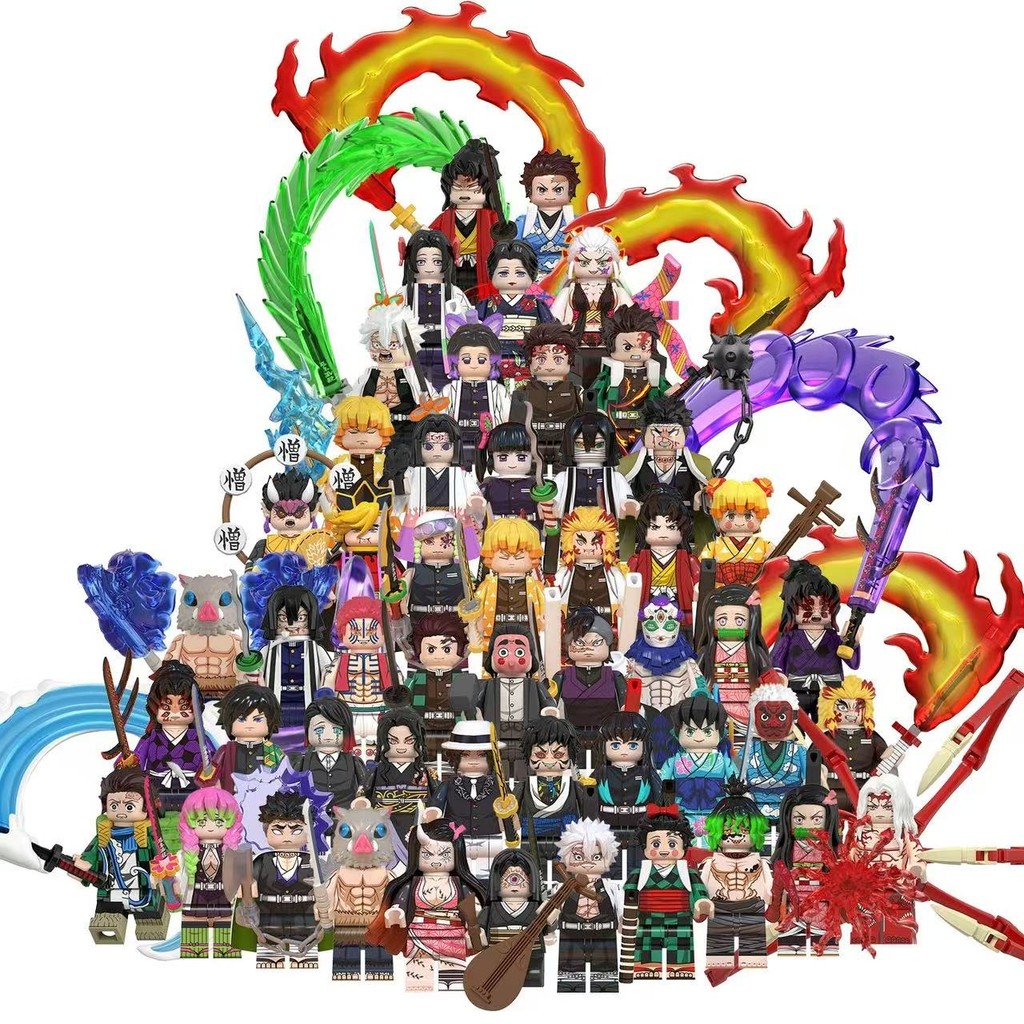 WM6218 WM6116 WM6137 Anime Action Figure Brinquedos De Coleção De Blocos De Construção Para Crianças