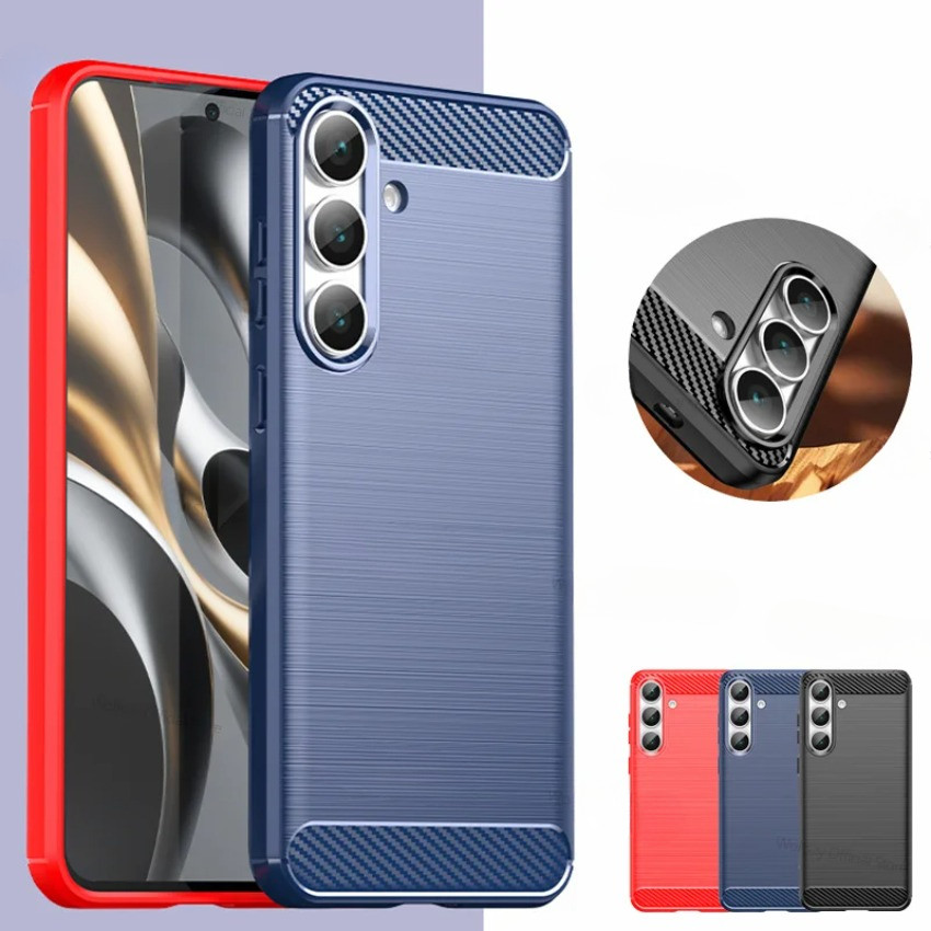 Para Samsung Galaxy A11 A12 A22 A32 A52s A72 A21s A31 A51 A71 A50s A30s A10s A20s A70s Fibra De Carbono Macio TPU Caso D