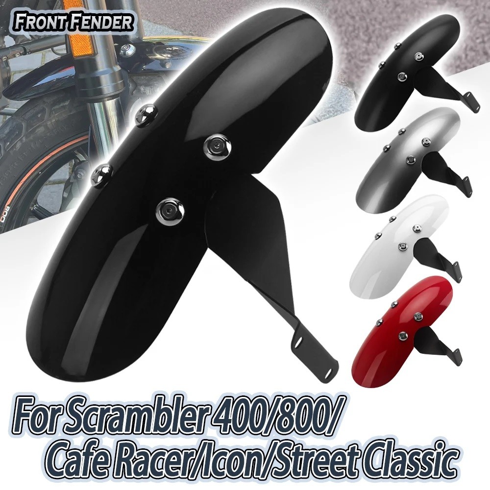 Fender Para-Lama Dianteiro De Motocicleta , Capa De Carenagem , Aba Contra Respingos Ducati Scrambler 400 800 Cafe Racer