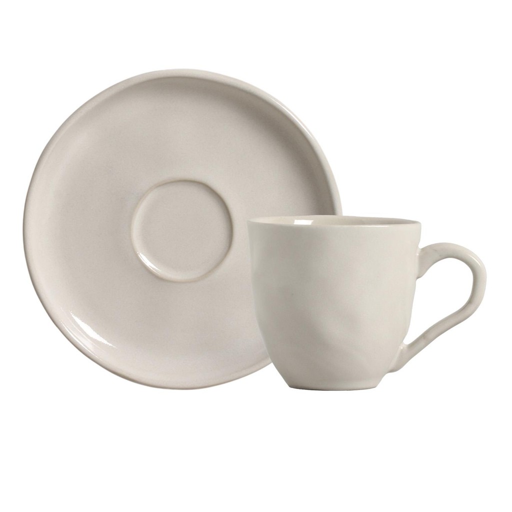 Conjunto com 6 Xícaras De Chá Orgânico 170ml com 6 Pires Bio Clay em Oferta na Shopee