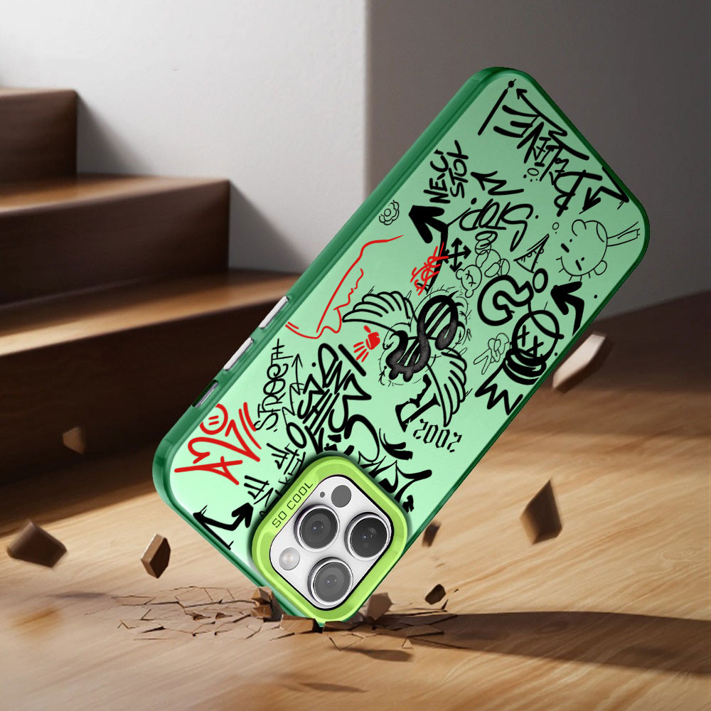 Capinha Para iPhone 16 Pro Max 15 14 13 12 11 X XS XR 7 8 SE Pro Max Case Fosco Premium Asas Grafite Capa De Celular - detalhe