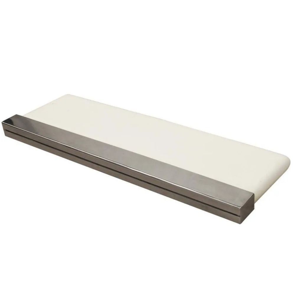 Cascata de Embutir para Piscina 25cm em Aço Inox 304 | Queda D’Água Decorativa | Cascata Inox para Piscina