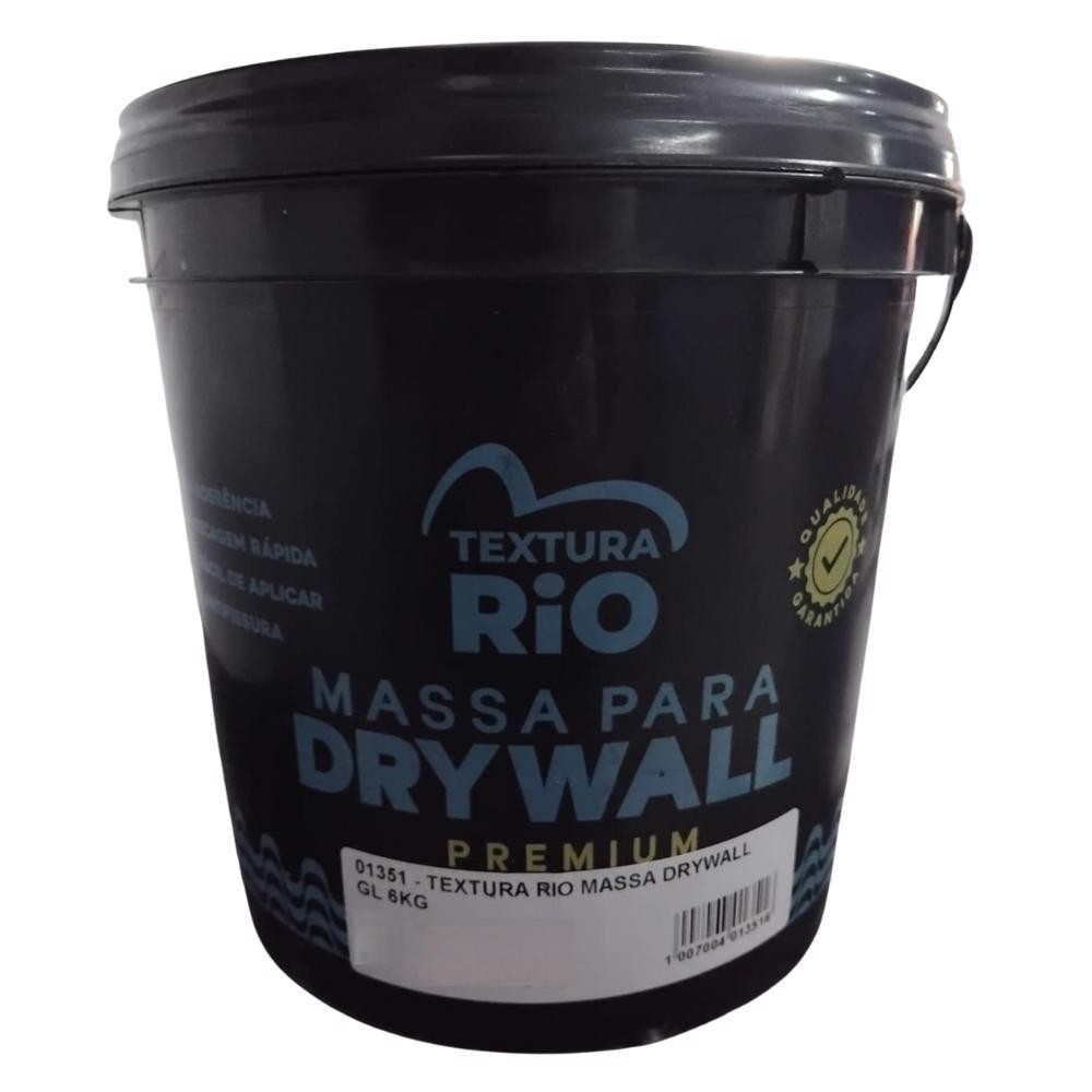 MASSA PARA DRYWALL 6KG PREMIUM ACABAMENTO TEXTURA RIO