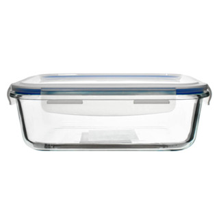 Pote Hermético de Vidro com Travas Retangular 1500ml - Vista Home em Oferta na Shopee