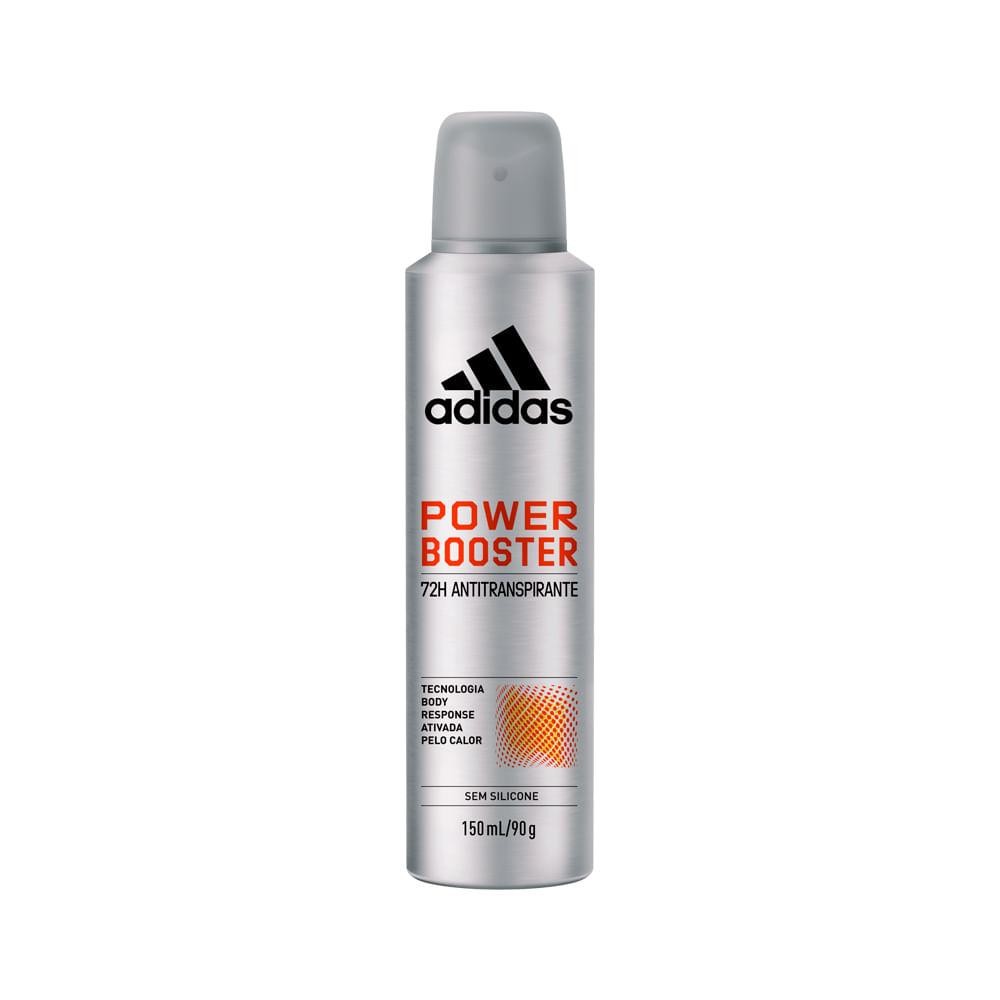 DESODORANTE ADIDAS MASCULINO 150ML AEROSOL POWER BOOSTER em Oferta na Shopee
