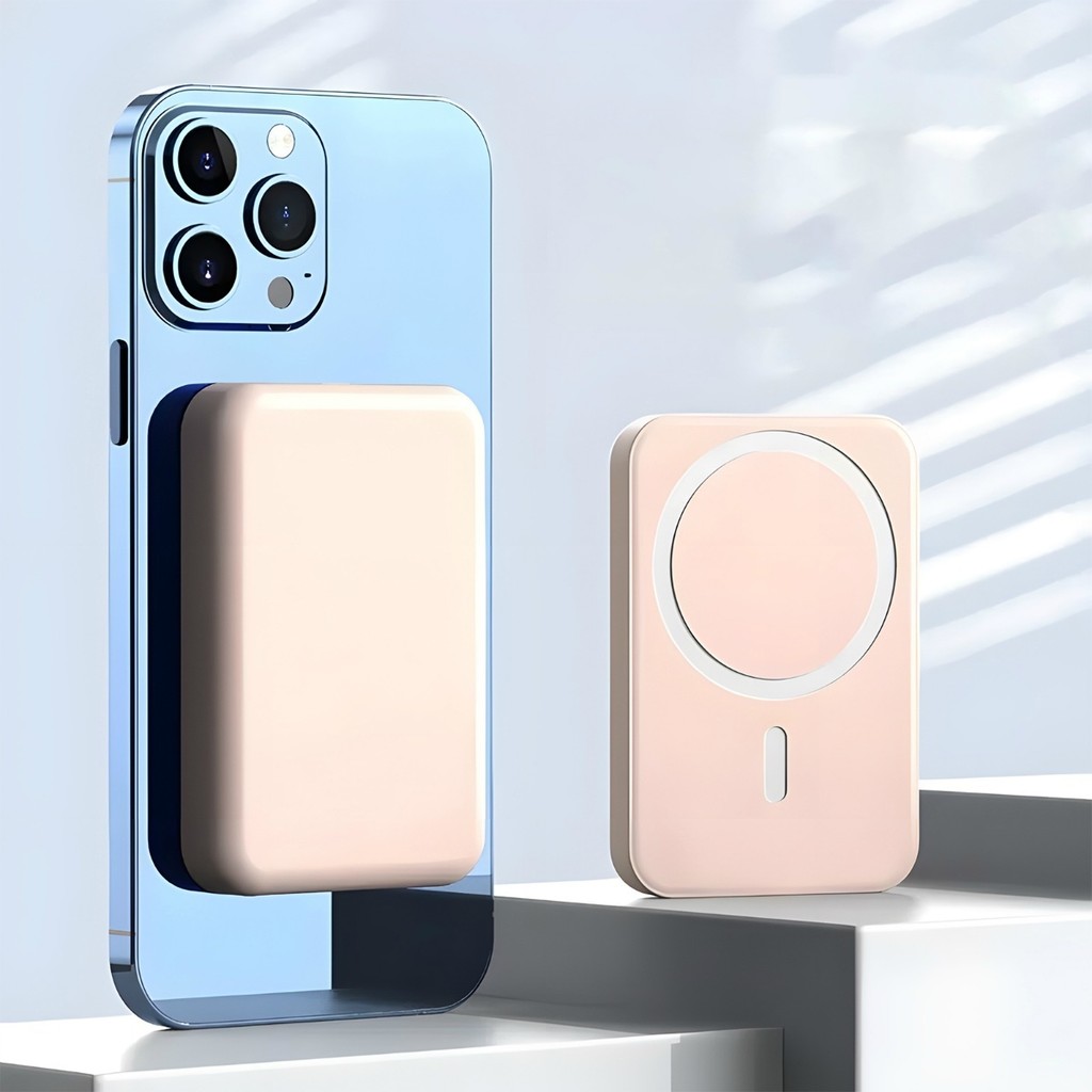 Bateria Portátil Powerbank Indução Para iPhone