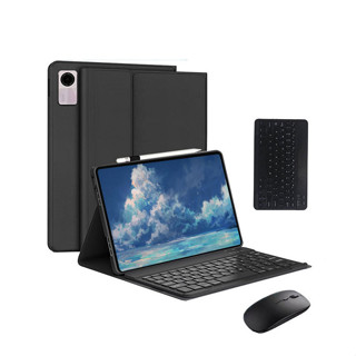 Capa Para Redmi Pad Se 11" / Redmi Pad2 Com Teclado Bluetooth Abnt2+Mouse Sem Fio （E Tecla"Ç"） em Oferta na Shopee