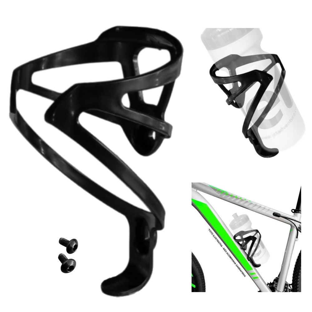 Suporte Caramanhola Garrafinha Bicicleta MTB Preto em Oferta na Shopee