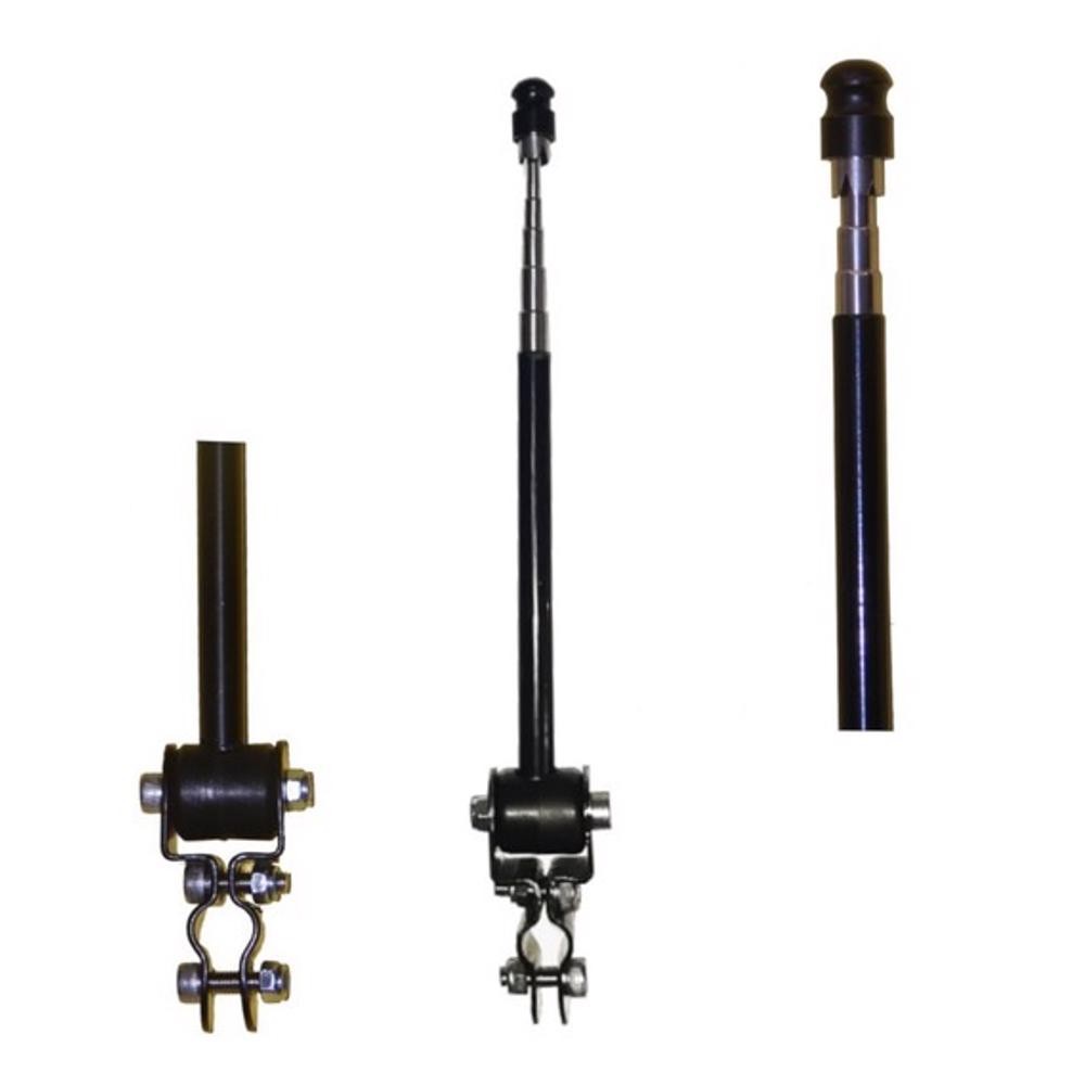 ANTENA RETRATIL 5 ESTAGIOS PRETA HASTE RETROVISOR PRETA (JOJAFER) CADA em Oferta na Shopee