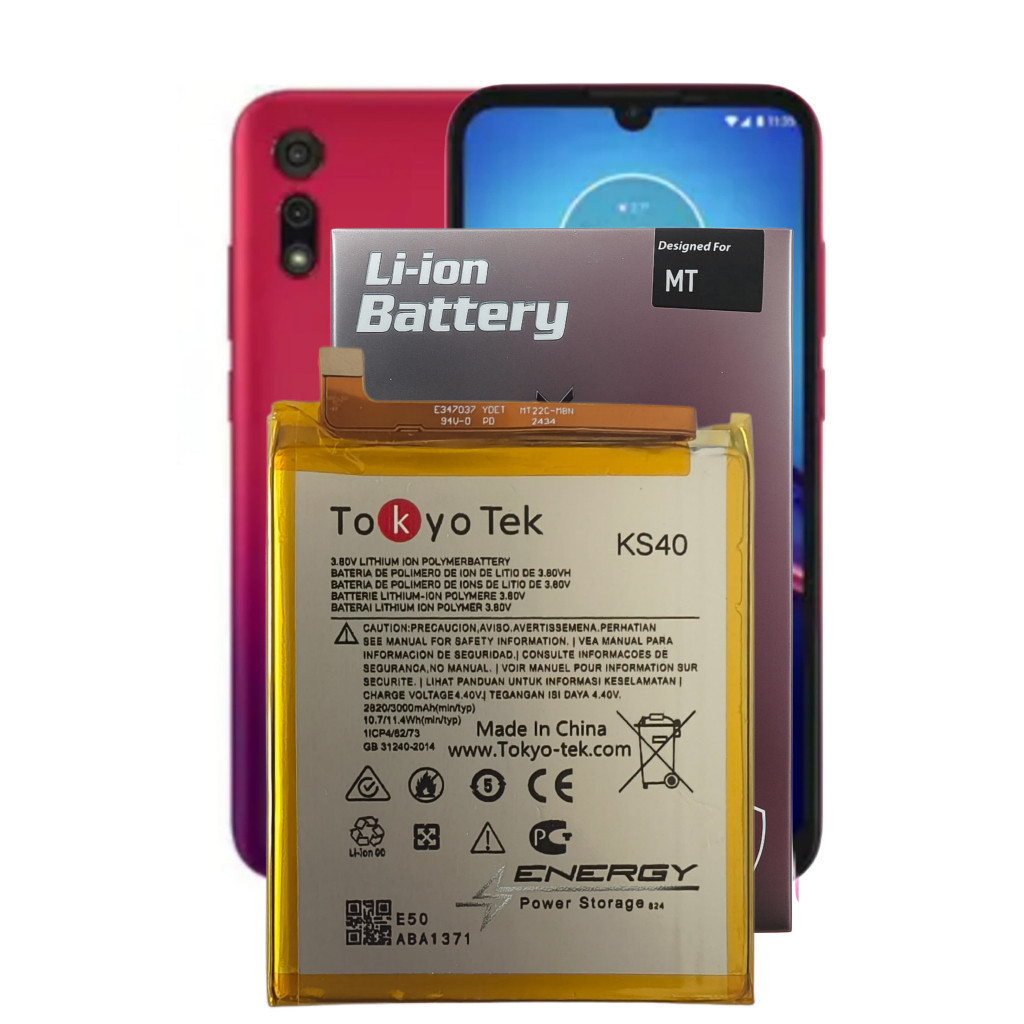 Bateira Para Moto E6 Play | E6s | E6i - Ks40 Alta Duração