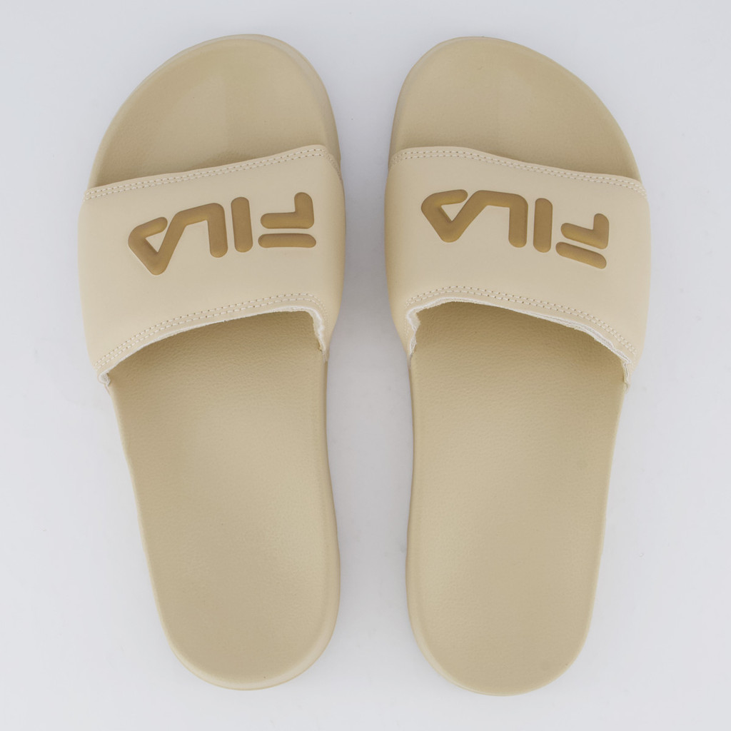 Chinelo Fila Drifter Basic Feminino Bege em Oferta na Shopee