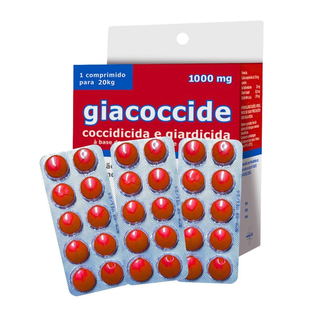 3 Giacoccide 1000mg Mon Ami - Blíster 10 Comprimidos