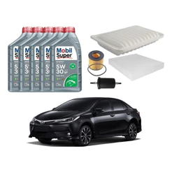 Kit Revisao Troca Oleo Filtros Corolla 1.8 2.0 2017 A 2019