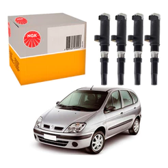 Bobina Ignição Ngk Scenic 1.6 16v K4m 2002 A 2010