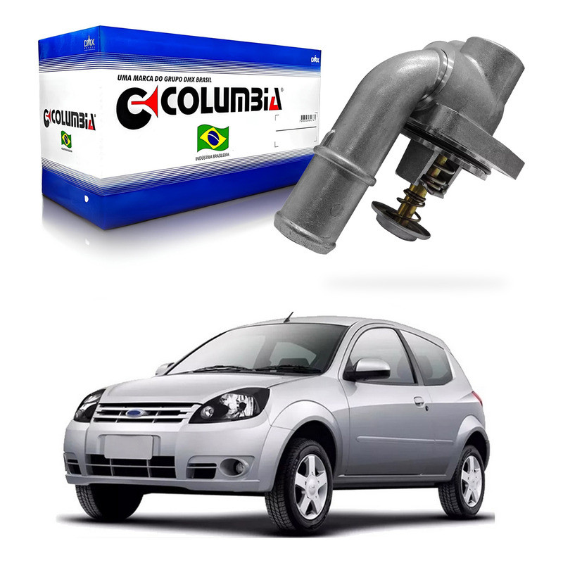 Valvula Termostatica Aluminio Ka 1.0 1.6 Flex 2007 A 2011 em Oferta na Shopee