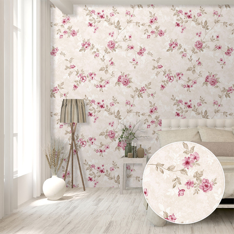 Papel De Parede Adesivo Floral Arabesco Vintage Printoriah Printoriah 3M