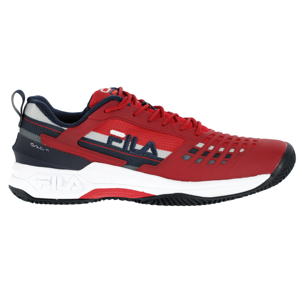 Tênis Fila Axilus Ace 2.0 Clay Vermelho e Marinho - Masculino