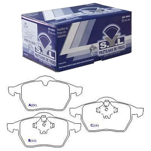 Pastilha De Freio Dianteira A4 1997 A 2008 / A4 Avant 1997 A 2004 / Golf 1995 A 1997 / Passat 1997 A 2005