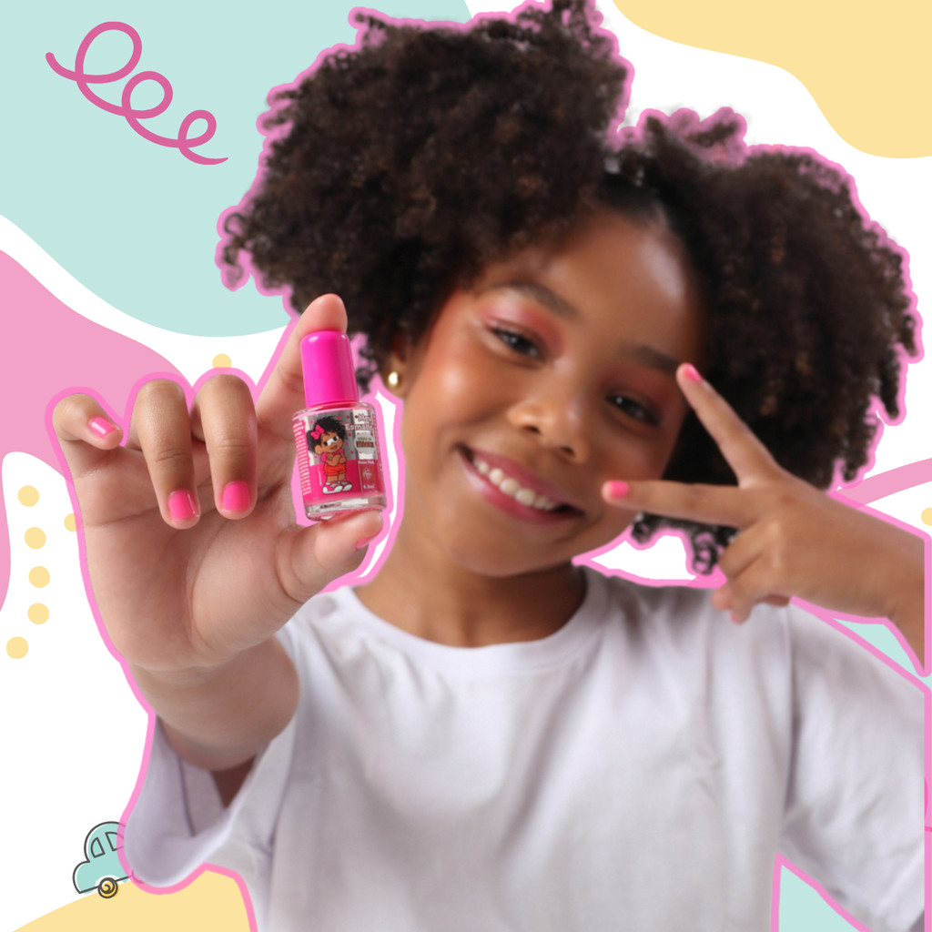 Kit 6 Esmaltes Peel Off Infantil Sortidos Turma da Mônica — imagem 2 de 2