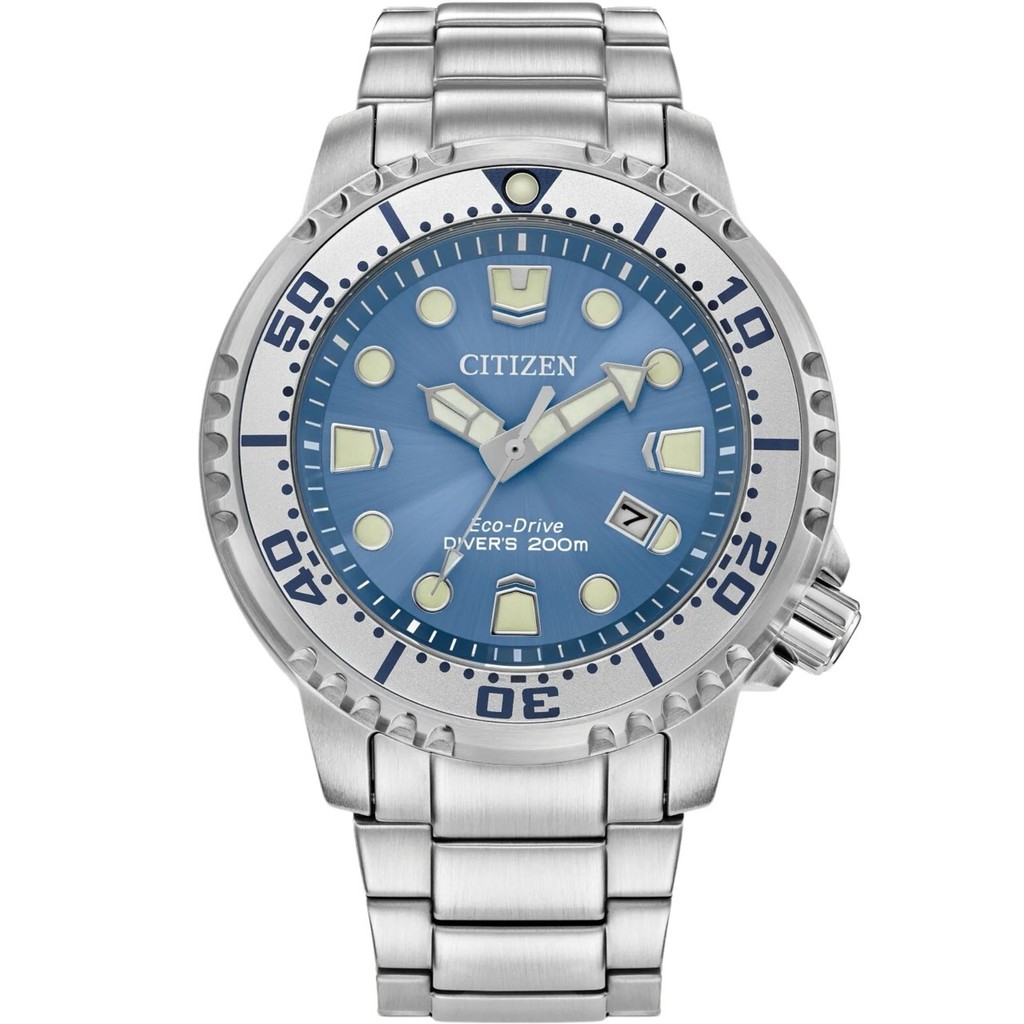 Relógio Citizen Masculino Promaster Diver Eco-Drive Azul 44mm BN0165-55L