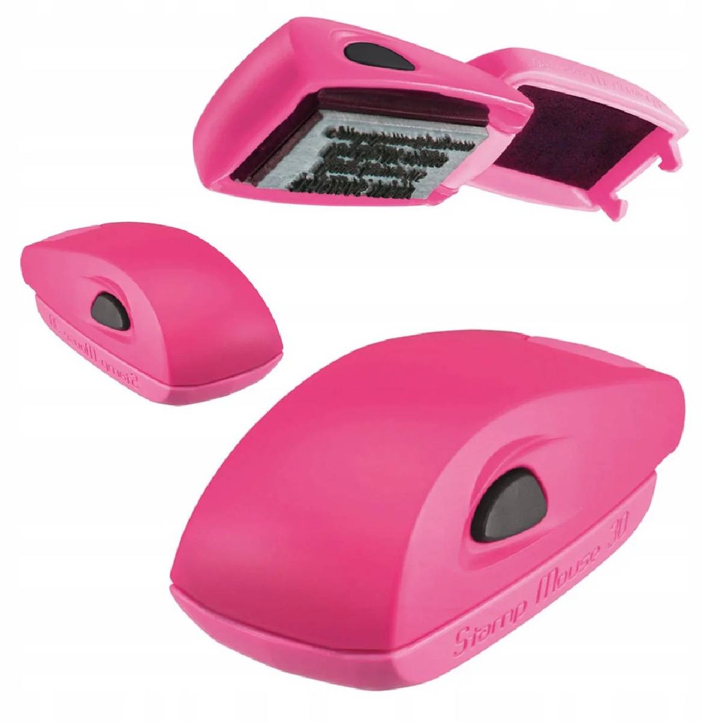 Carimbo Personalizado Colop Pocket Stamp Mouse 20 Rosa