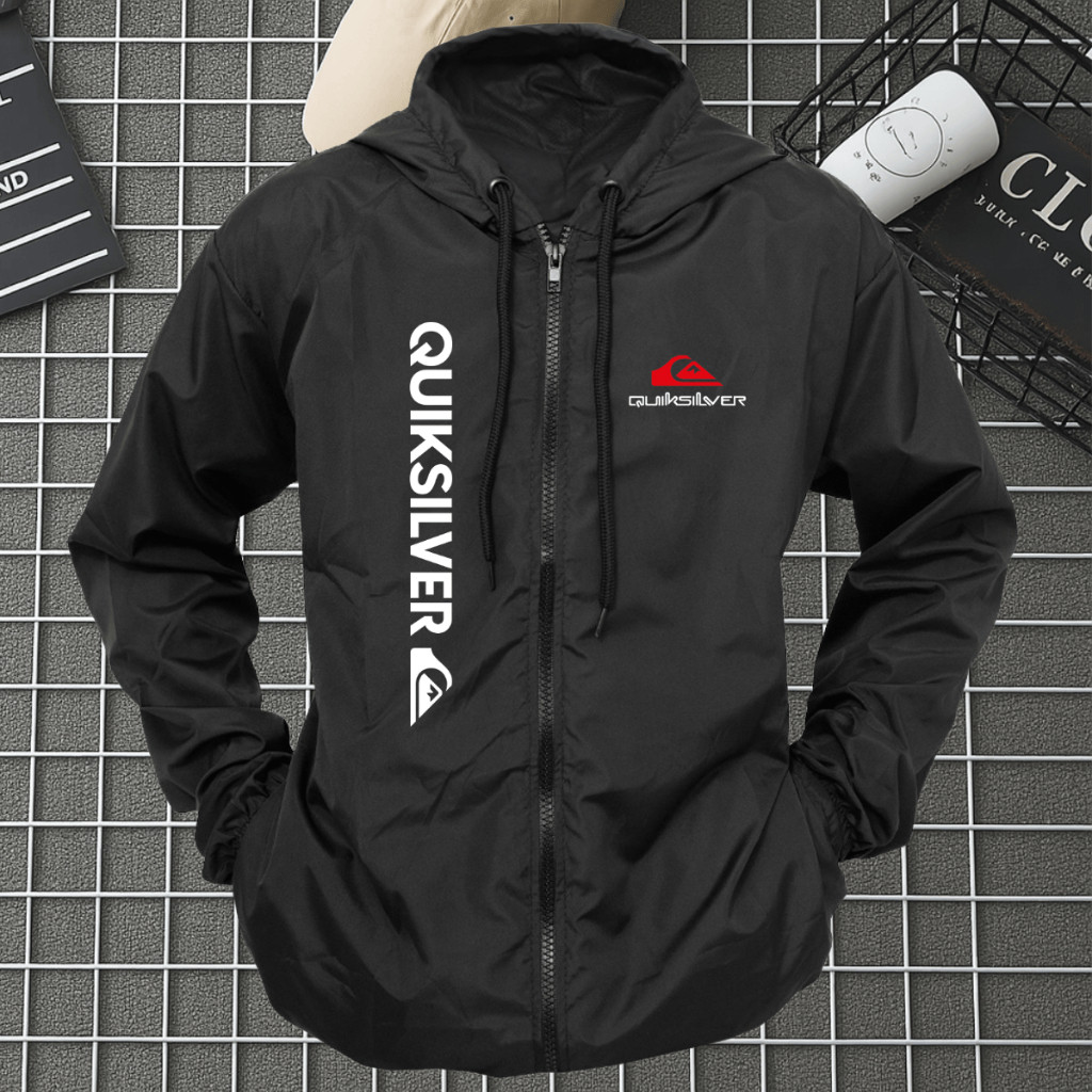 Casaco Corta Vento Quik S. Jaqueta Adulto E Infantil Super Leve Com Ziper E Capuz em Oferta na Shopee