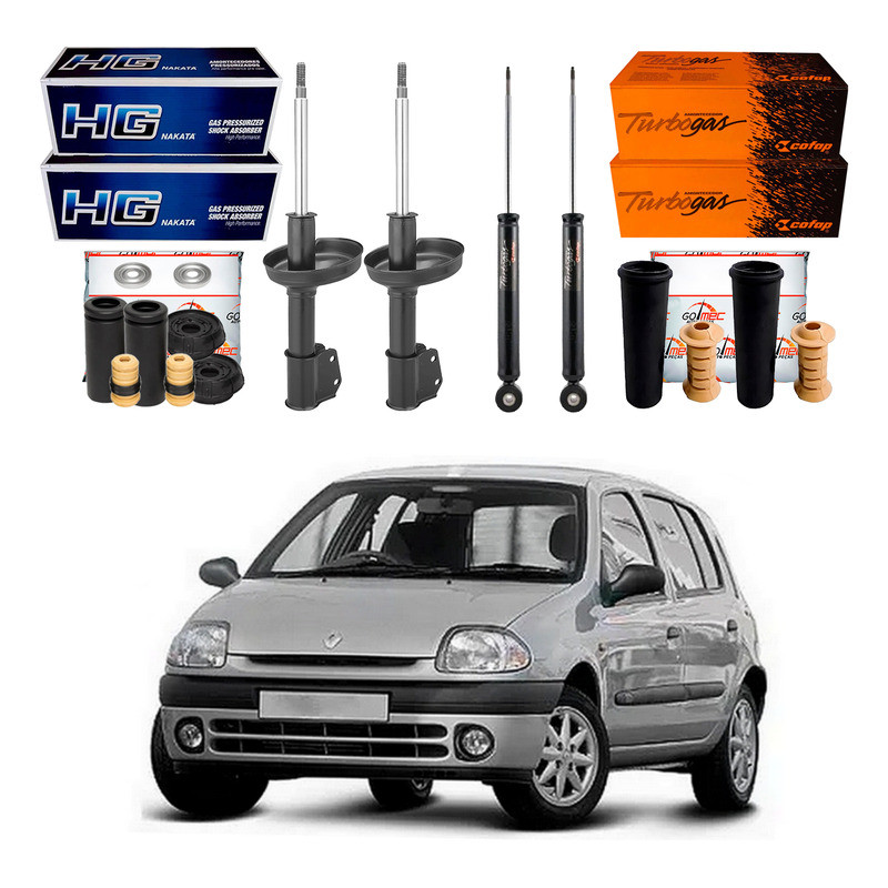 Amortecedor Dianteiro Traseiro Clio 1.0 2001 A 2011 em Oferta na Shopee
