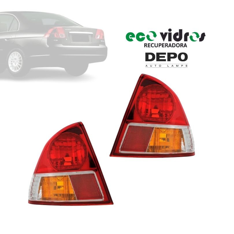 Lanterna Honda Civic 2003-2006 Depo - Restauro