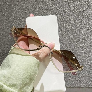 Óculos De Sol BRBLIFE Rhombus , Poligonais De Meia Armação De Metal Para Esportes Ao Ar Livre UV400 em Oferta na Shopee