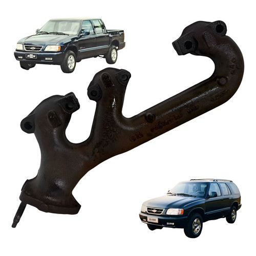 Coletor Descarga Motor Blazer S10 4.3 19998 1999 2000 2001