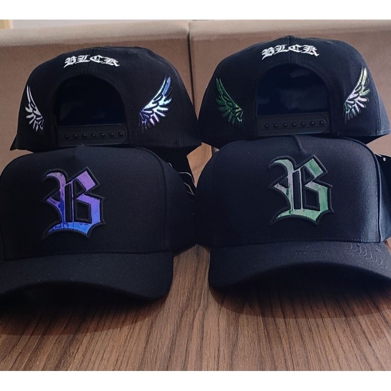 Bonés Black Wings  Premium luxo em Oferta na Shopee