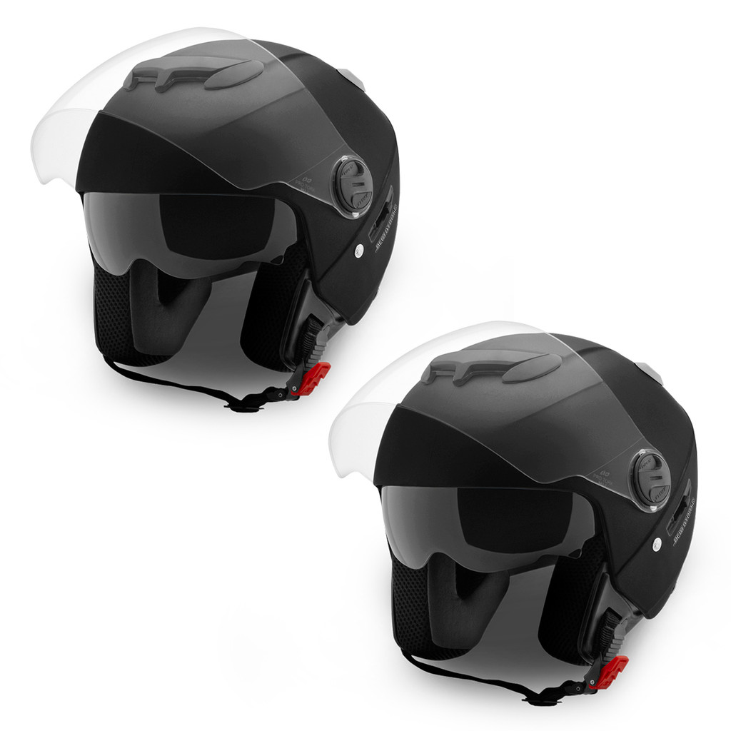 Kit 2 Capacete Aberto Pro Tork New Atomic Solid em Oferta na Shopee