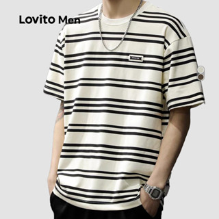 Lovito Men Camisa Casual de Cores Bloque para Primavera/verão para homens LNE118064 em Oferta na Shopee