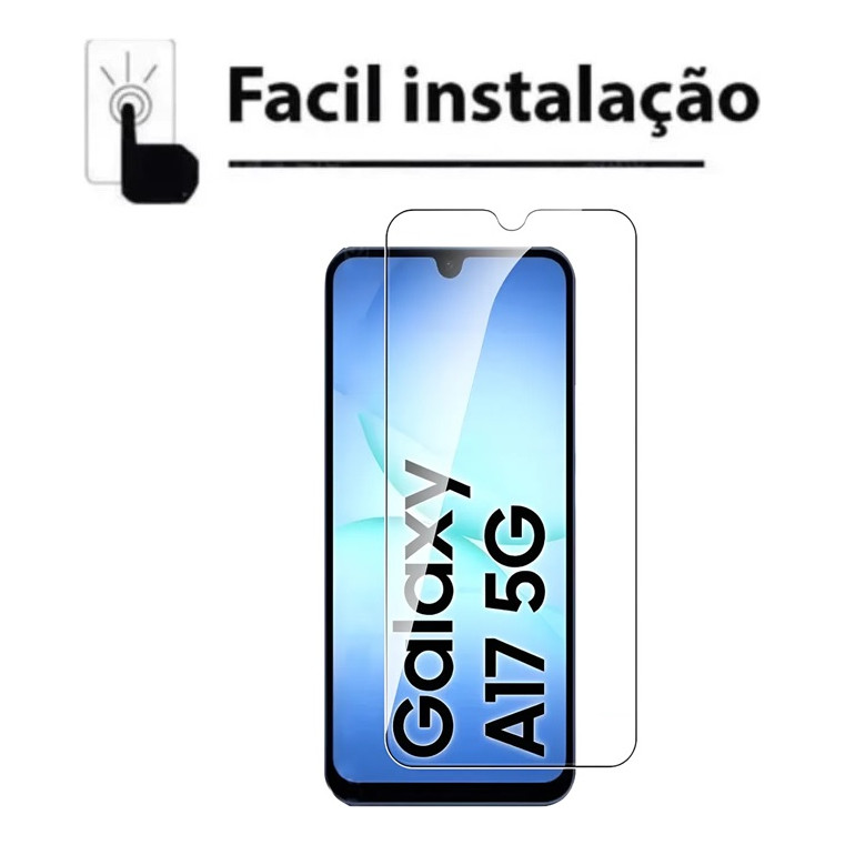 Capa Case Capinha Anti Impacto Para Galaxy A17 + Película 3D Vidro Temperado
