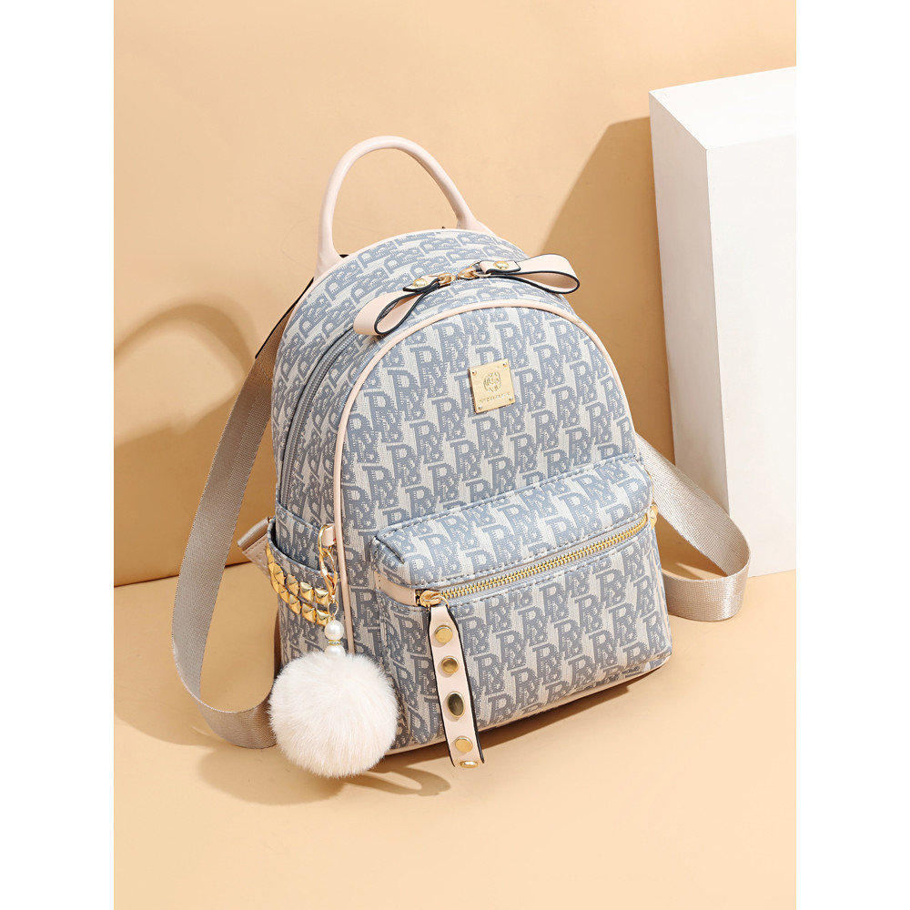Hong Kong luz mochila de luxo feminina 2026 novo estilo moda nicho senhoras Commuter couro genuíno lazer viagem computad