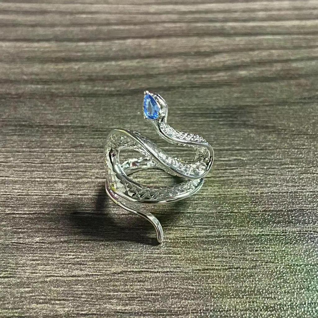 2026 novo estilo Harry Potter anel sonserina cobra jóias Preppy masculino feminino aberto cobra anel Malfoy sorcerer fac