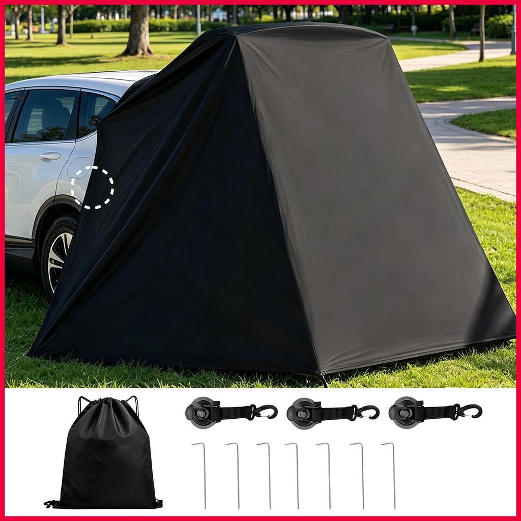 SUV Bagageira Tenda Tronco Do Carro Mudando Toldo Acampamento Privacidade Para Trailer Van Automotivo Hatchback RV wonab