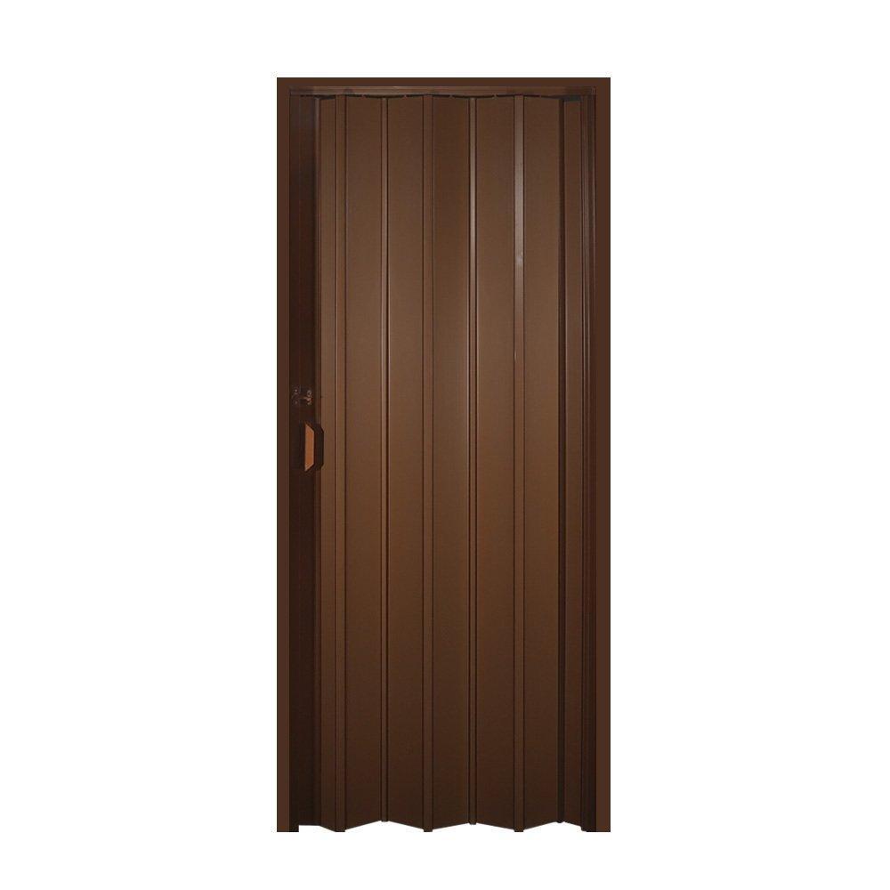 Porta Sanfonada PVC Multilit 0,84m x 2,10m Mogno