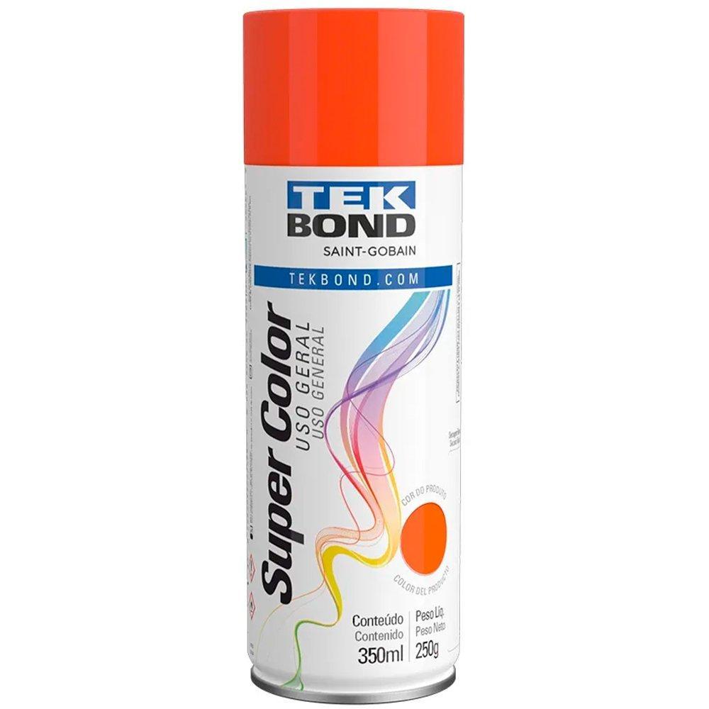 Tinta Spray Tekbond Uso Geral Laranja 350ml